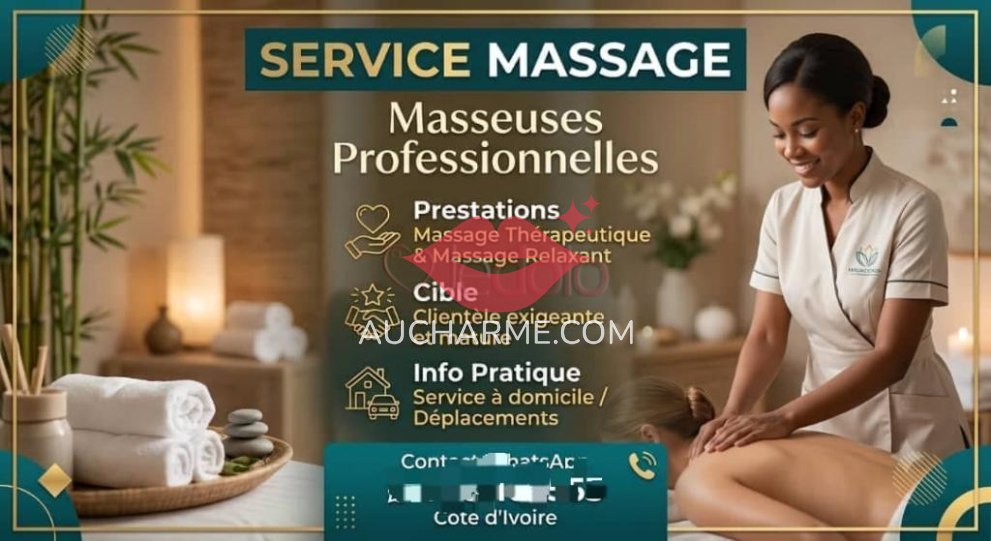Belle masseuse tres propre et discrète disponible a bouake